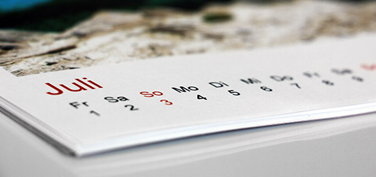 Kalender drucken lassen - Kalender Druckerei ∙ SAXOPRINT